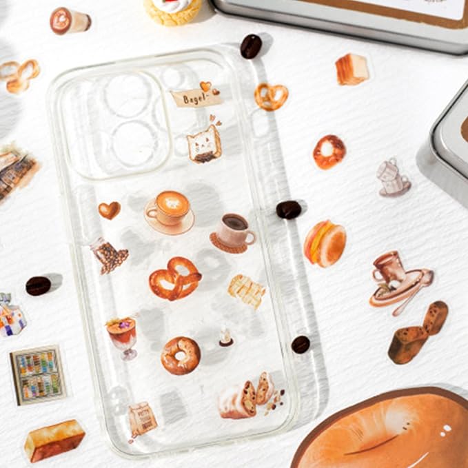 1000 Pcs Coffee Lover Stickers – 2x3cm Waterproof PET Mini Stickers - Image 8