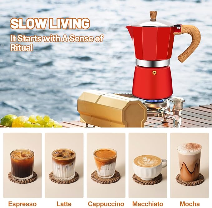 12 Cup Aluminum Espresso Stovetop Moka Pot Express Coffee Maker Percolator - Image 7