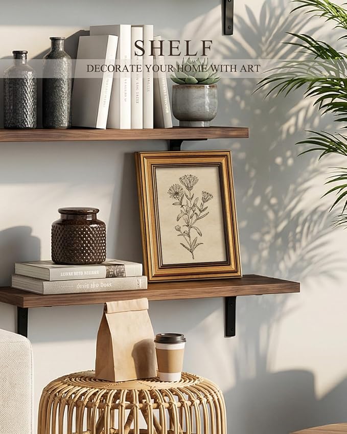 ARPEOTCY Gold Framed Canvas Art Prints, Botanical Wildflower Art Painting - Image 2