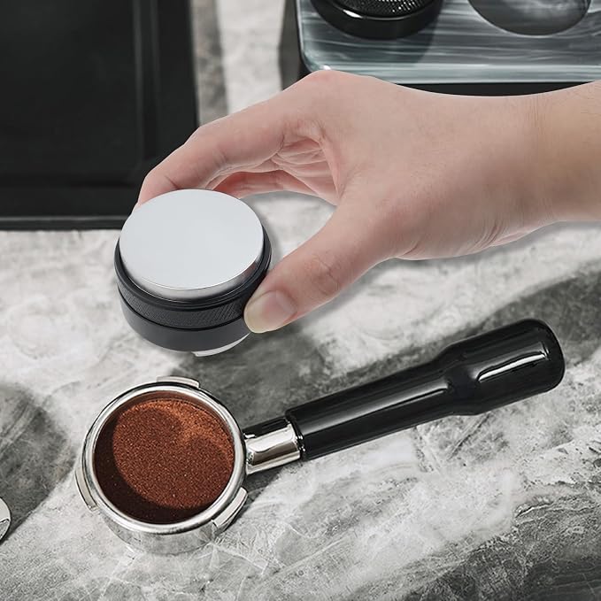 51mm Coffee Distributor & Tamper, Dual Head Coffee Leveler and Espresso Puck - Image 5