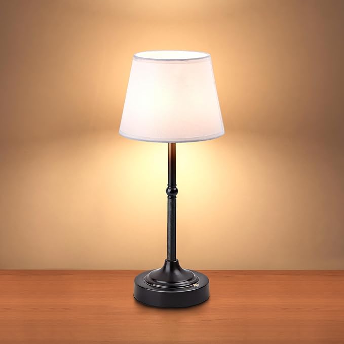 LUTEC Cordless Table Lamp, Battery Operated Lamp by LUTEC