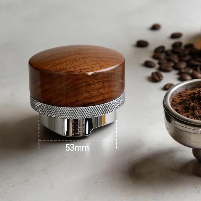 53mm Espresso Accessories, Espresso Distribution Tool, Adjustable Height 5-15mm - Image 2