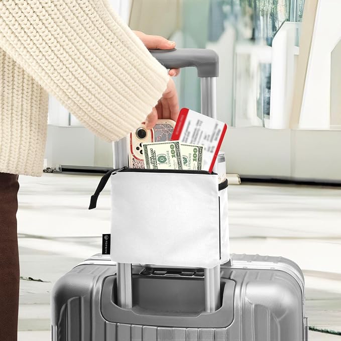 DOMIKING White Travel Luggage Cup Holder - Image 4