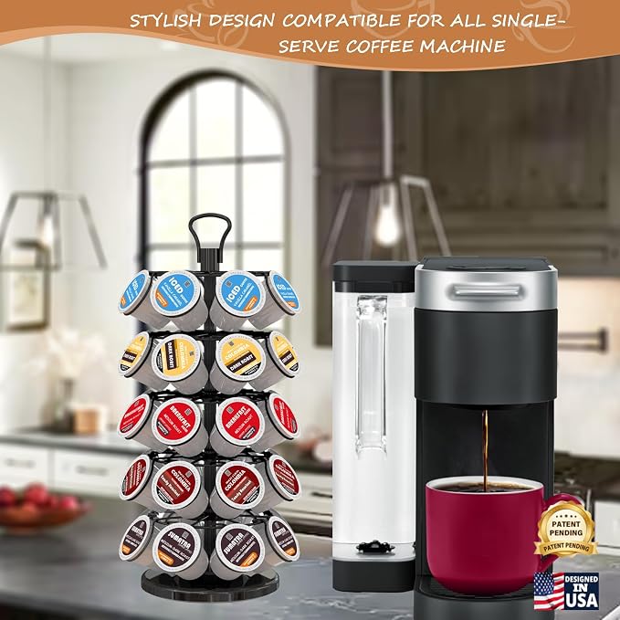BLACKSMITH FAMILY 40 Pods Capacity Very Easy Assembly K Cup Holders, K Cup - Image 9