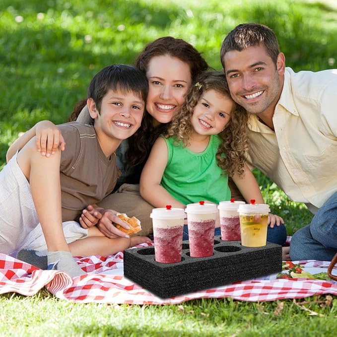 Beverage Takeout Fixing Tray 8-Slot Cup Holder Multipurpose Drinks Carrier - Image 8