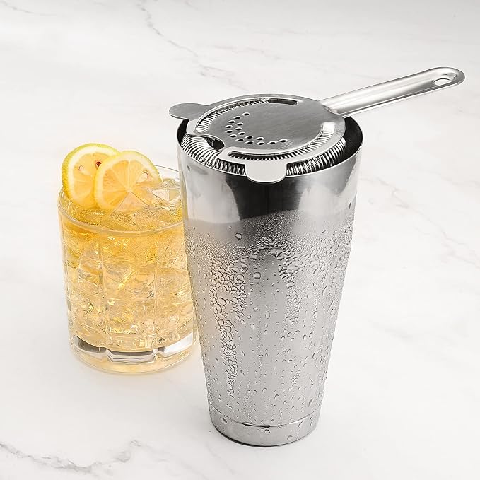 Boston Cocktail Shaker Set, Weighted 28oz Unweighted 18oz Shaker Tins, 304 - Image 4