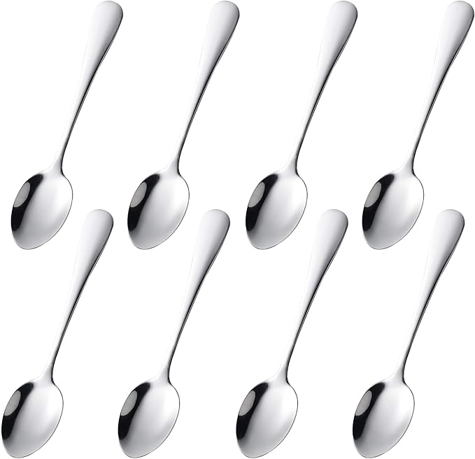 dcieiosul Dessert Small Teaspoons, 4.9 Inches Stainless Steel Mini Espresso by CAMDEA