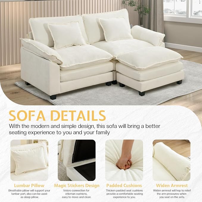 Modular Sectional Sofa, Cloud Couch - Image 6