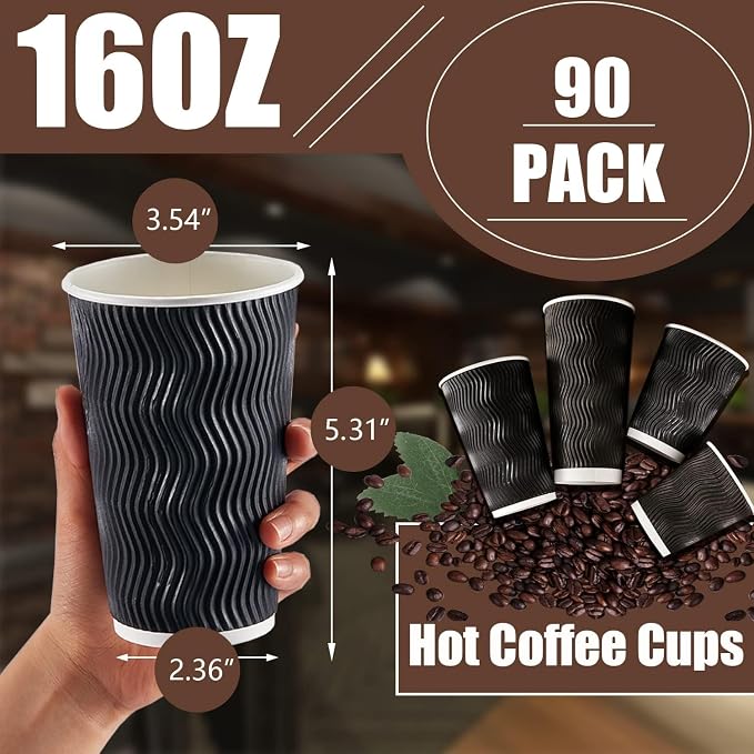 Lamosi 16 oz Coffee Cups - Image 2
