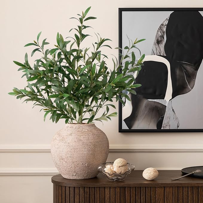 Leftover 5 Pcs 33.4'' Faux Olive Branches - Image 3