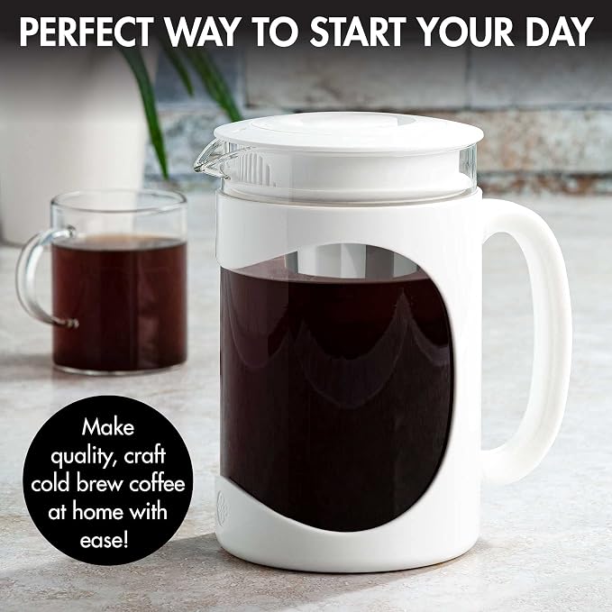 Primula Burke Deluxe Cold Brew Iced Coffee Maker, Comfort Grip Handle, Durable - Image 2