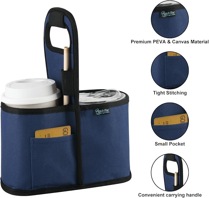 Beautyflier Drink Carrier with Handle - Image 4
