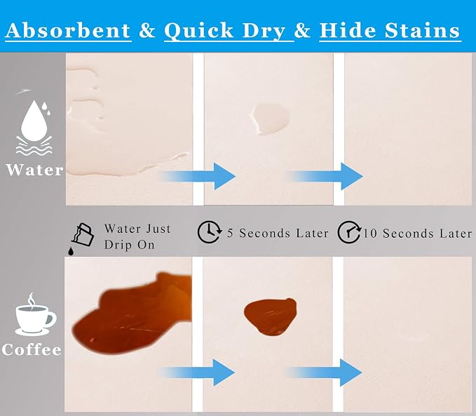 Coffee Mat for Countertops, Coffee Bar Accessories Fit Under Coffee Maker - Image 3