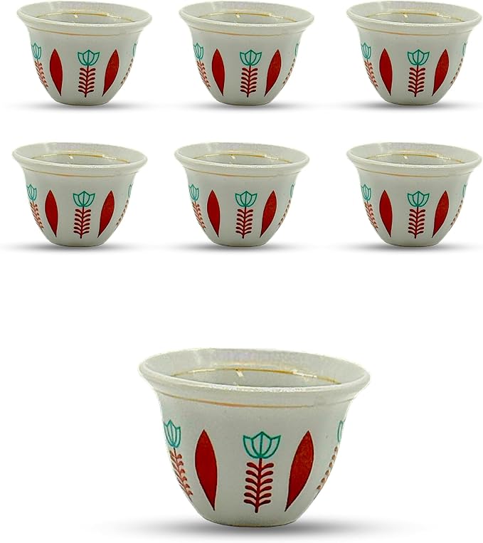 Generic Premium Porcelain Arabic Turkish Greek Coffee Cup Set 1.5 oz - by Unknown