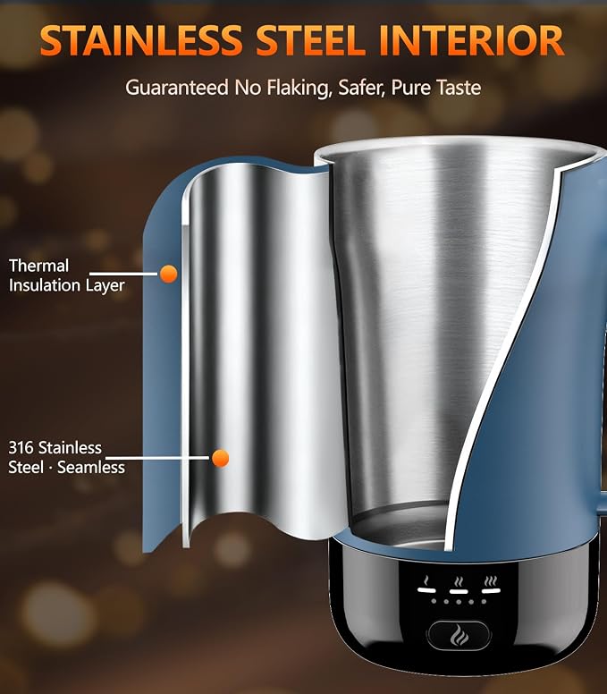 Self-Heating Coffee Mug, 14oz Heated Coffee Mug - Image 5