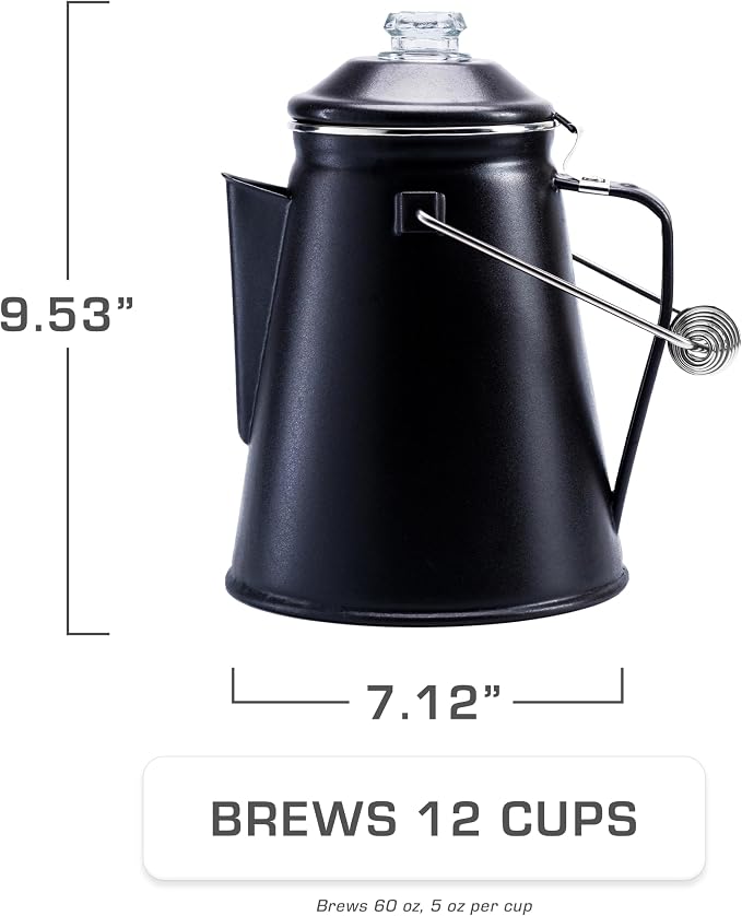 COLETTI Classic Percolator Coffee Pot — The Most Nostalgic Camping Coffee Pot - Image 2