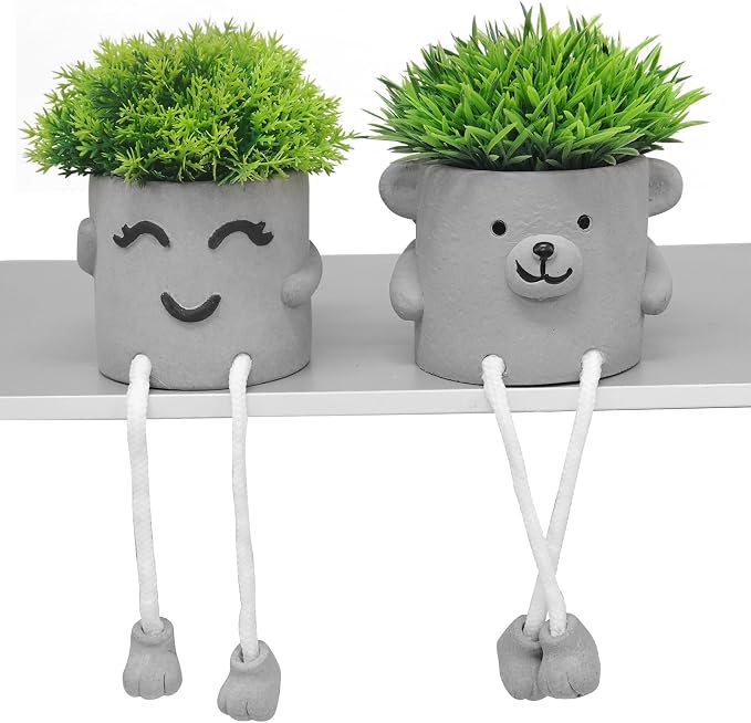 MAKHOT 2pcs Cute Artificial Succlent Plants by MAKHOT