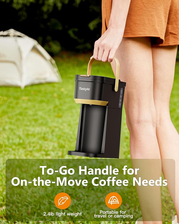 Tastyle Single Serve One Cup Coffee Maker, - Image 5