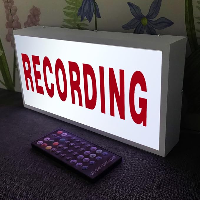 RECORDING Studio LED Light, Illuminated Sign, Many Lighting Modes Wireless Using - Image 8