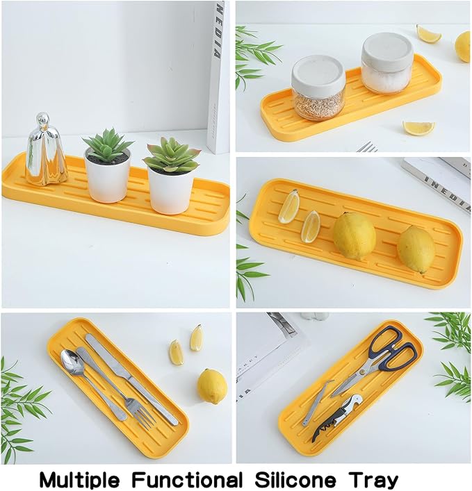 MicoYang Silicone Kitchen Sink Organizer Tray - Image 5