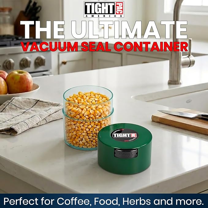 Tightvac - Premium Airtight Herb Storage Container - Holds ½ oz to 3 ounces - - Image 2