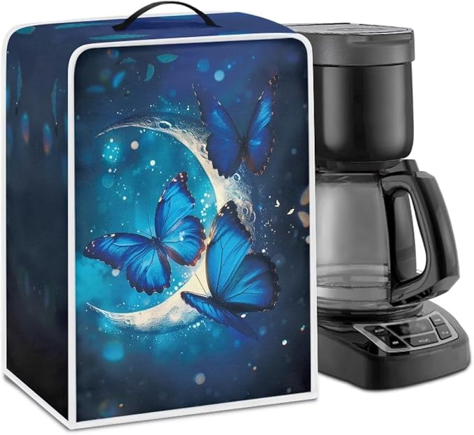 Moon Butterfly Coffee Machine Dust Covers by Kathyboom