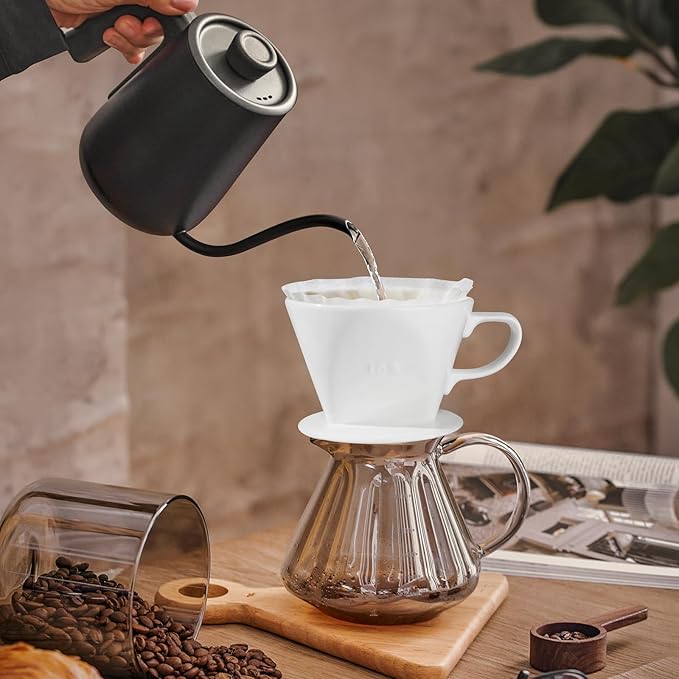 hailanbao Handmade Pour over Ceramic Coffee Dripper - Image 3