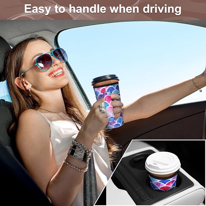 Hoolerry 30 Pcs Reusable Iced Coffee Sleeve - Image 6
