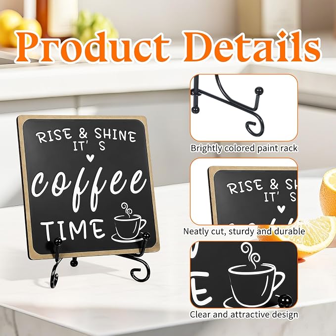Wooden Coffee Signs, Coffee Bar Sign - Image 3