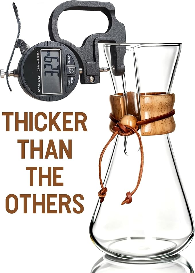 AGOGO Pour Over Coffee Maker Glass - Image 3