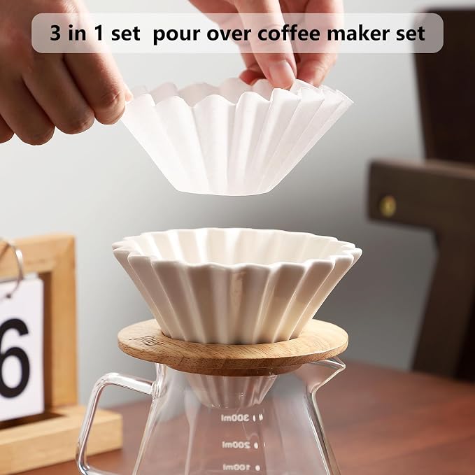 Bincoo 400ML Pour Over Coffee Maker Set - Image 7