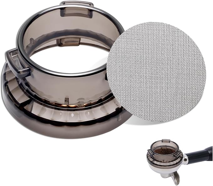 54mm Dosing Funnel with 53.5mm Puck Screen, Catcan Espresso Portafilter Funnel by Unknown