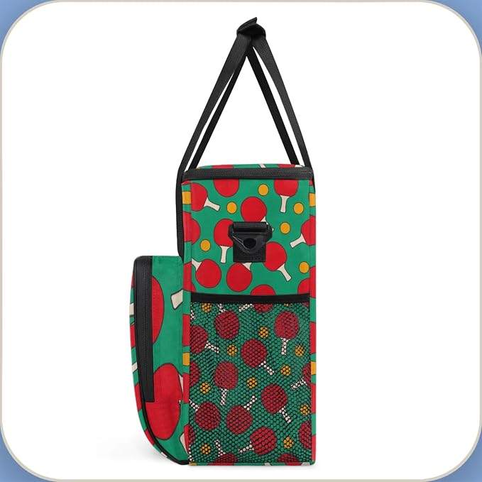 Table Tennis Pattern Coffee Maker Travel Bag, Table Tennis Pattern Large - Image 4