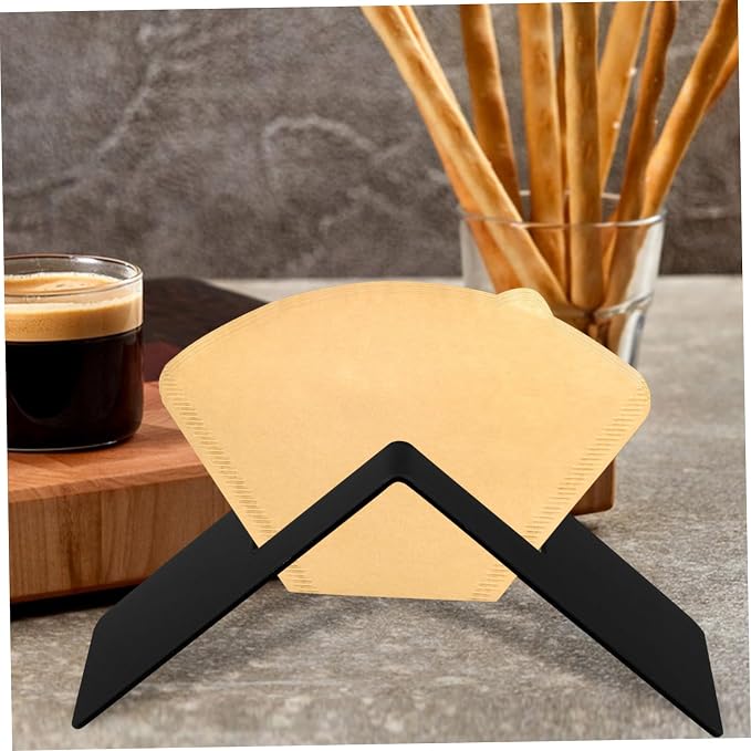 Farmhouse Style Coffee Filter Holder Hand Drip Brew Bag Rack Filter Paper - Image 7