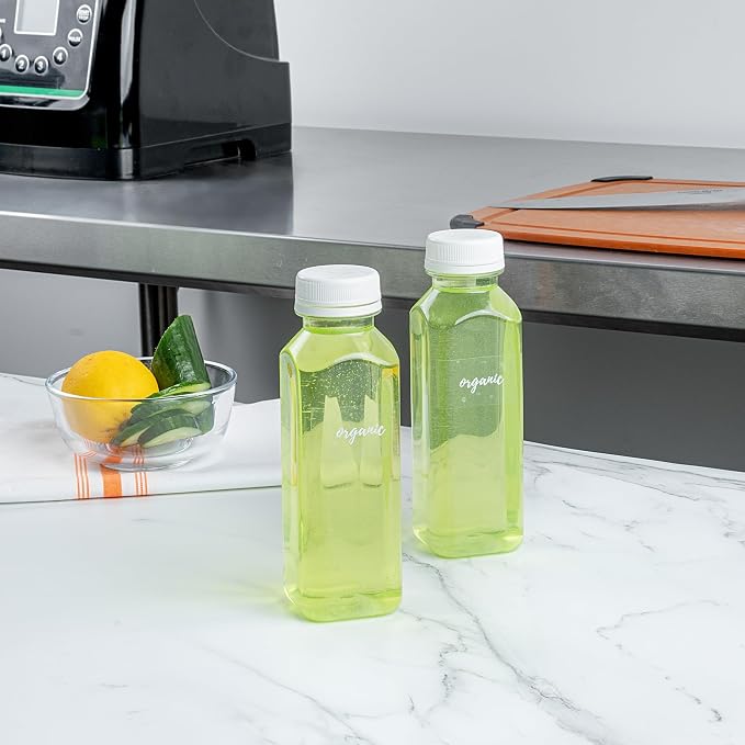 Restaurantware Label Tek 1.9 x 1 Inch Organic Juice Bottle Labels, 100 - Image 3