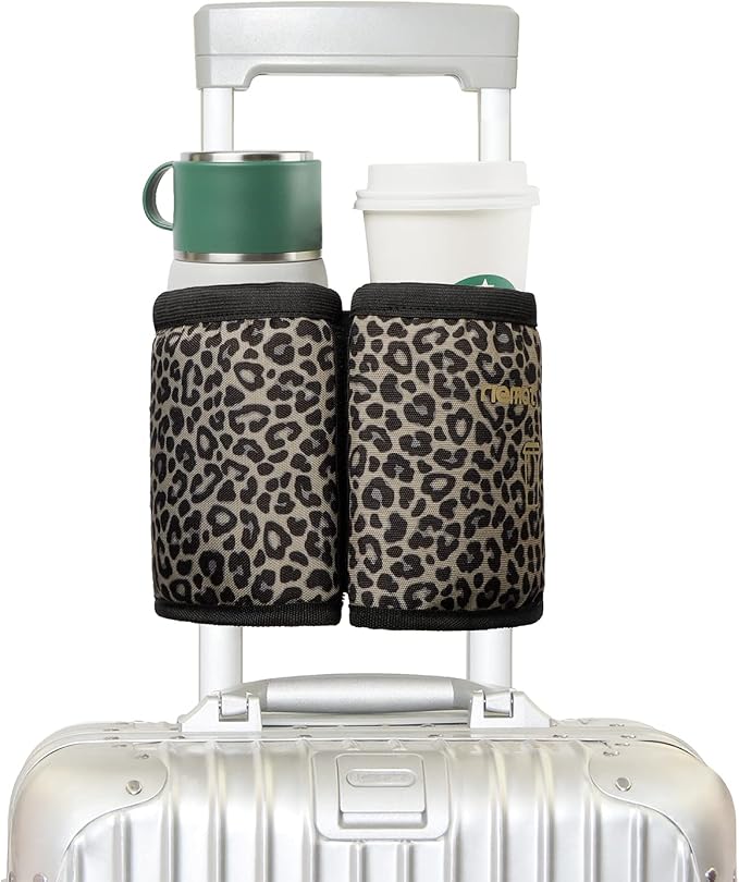 riemot Luggage Travel Cup Holder Free Hand Drink Carrier by riemot