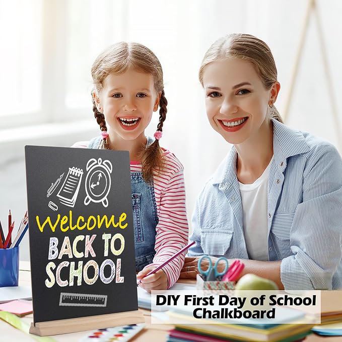 8 x12 Inch Tabletop Chalkboard Sign - Image 7