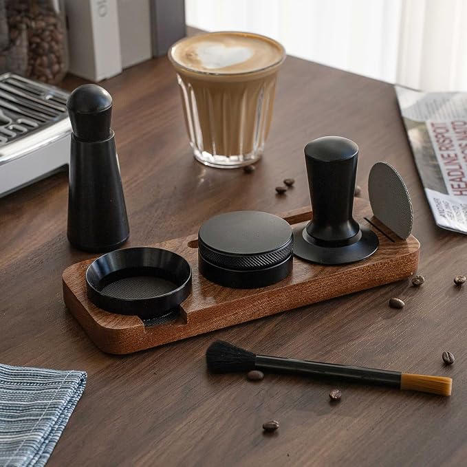 7 PCS Espresso Accessories Kit, Espresso Tamping Station, Coffee Tamper - Image 3