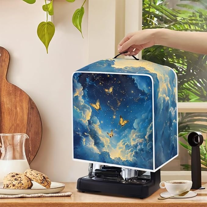 Sky Butterfly Coffee Machine Covers - Image 4