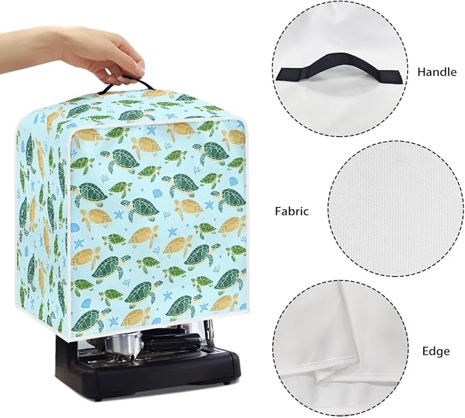 Cartoon Turtle Coffee Machine Covers - Image 5