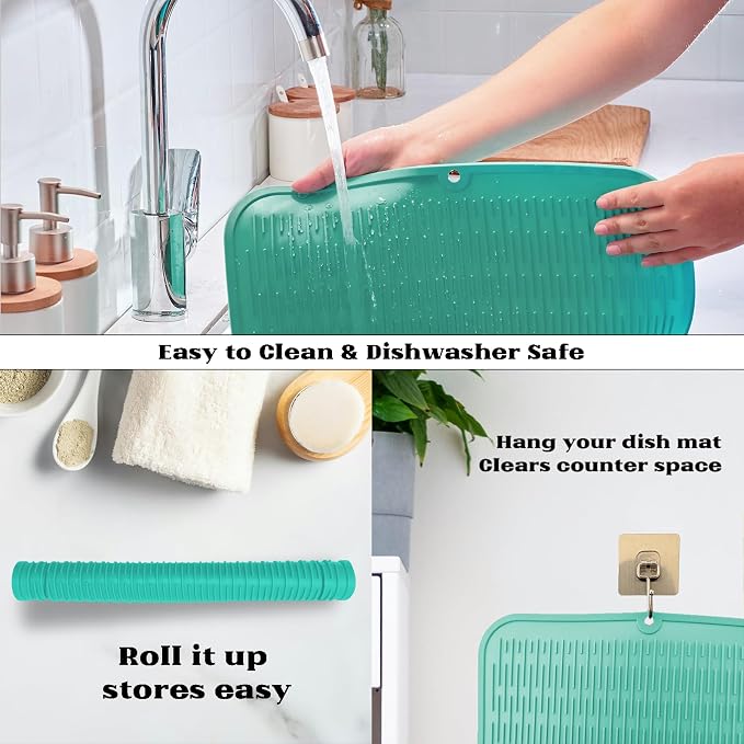 ZLR Heavy-Duty Silicone Dish Drying Mat - Image 4