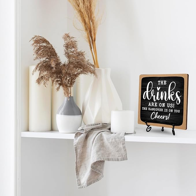 Bar Decorations for Home, 5 Inche Bar Drinks Gift for Colleagues Friends New - Image 5