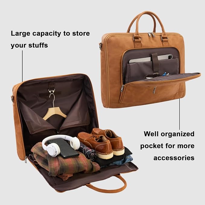 Garment Bag for Travel Large Carry on Garment Bags Men Women | Garment Suitcase - Image 4
