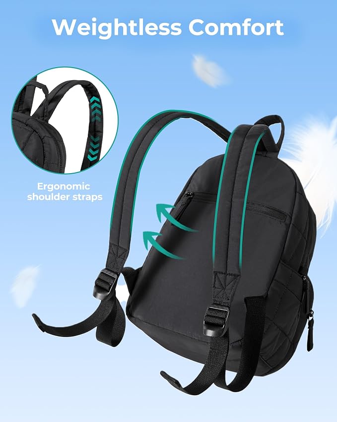 BAGSMART College Laptop Backpack, Travel Backpack - Image 7