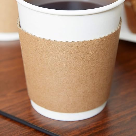 1InTheOffice Coffee Cup Sleeves, Corrugated Coffee Sleeves - Image 9