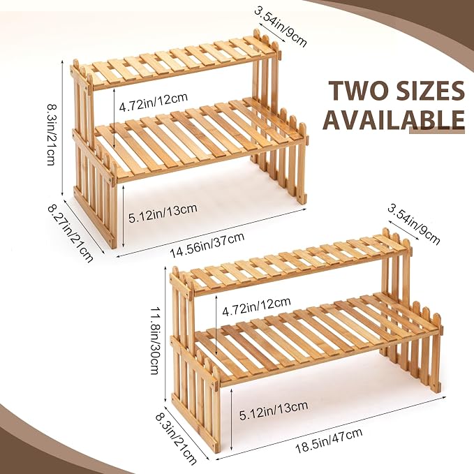 Kathfly 18.5" 2-tier Matcha Station Shelf Stand - Image 8