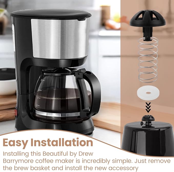 Coffee Replacement Brew Basket Spring Loaded Stopper Kits - Image 5