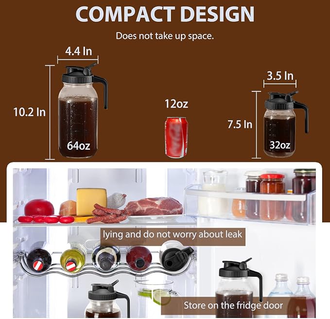 Glyntrof Cold Brew Coffee Maker Pitcher, Ice Drinks - Image 3