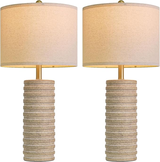 PoKat 27'' Farmhouse Table Lamps Set of 2 - Image 8