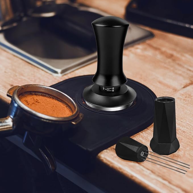 51mm Espresso Accessories Kit, Espresso Tamper Set, 51mm Spring Loaded - Image 8